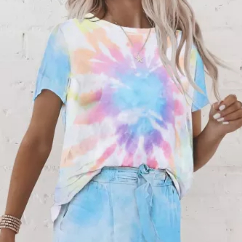 Last one Trendy Tye Dye Lounge Wear Set - Picture 3 of 3